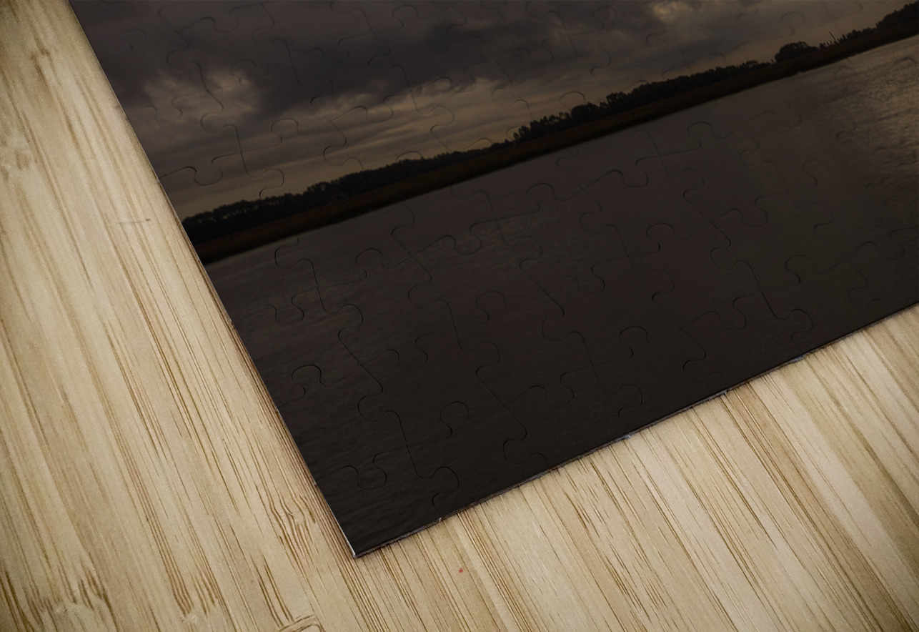Port Royal Sound South Carolina Storm Clouds Norma Brandsberg Photography Puzzle