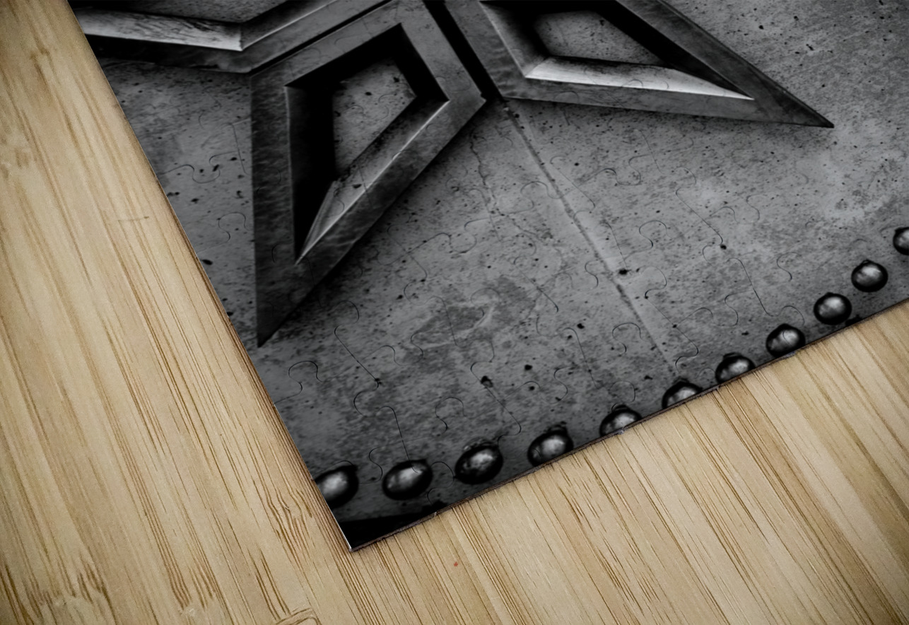 city of dallas seal and star  vertical 772 Dallas Black And White Puzzle