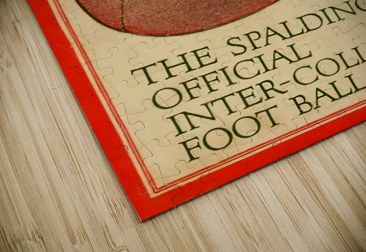 sports ads vintage spalding football ad Row One Brand Puzzle
