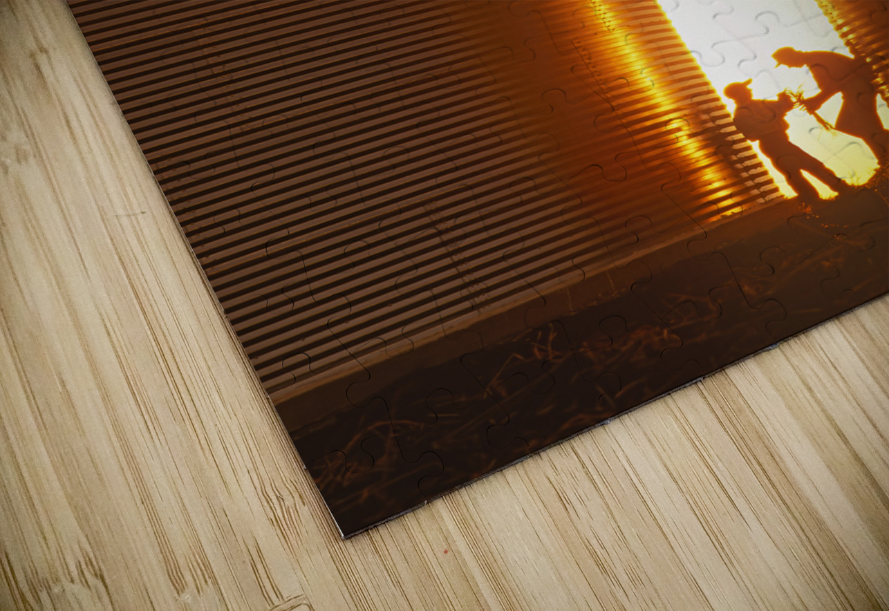 Father and Son Farmers Dave Reede Photohgraphy Puzzle