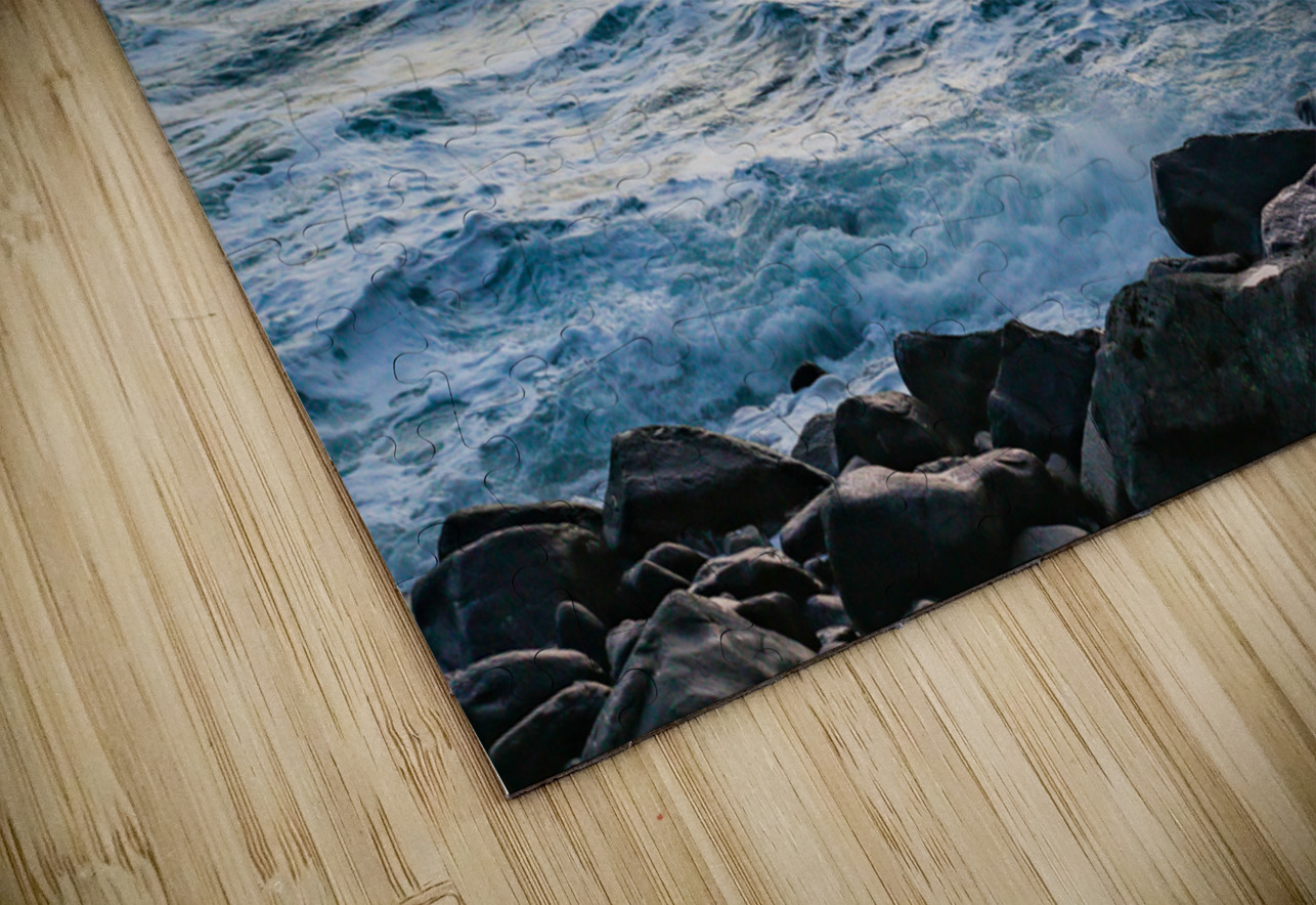 Lofoten Rocky Coastline and Storm Waves Norma Brandsberg Photography Puzzle