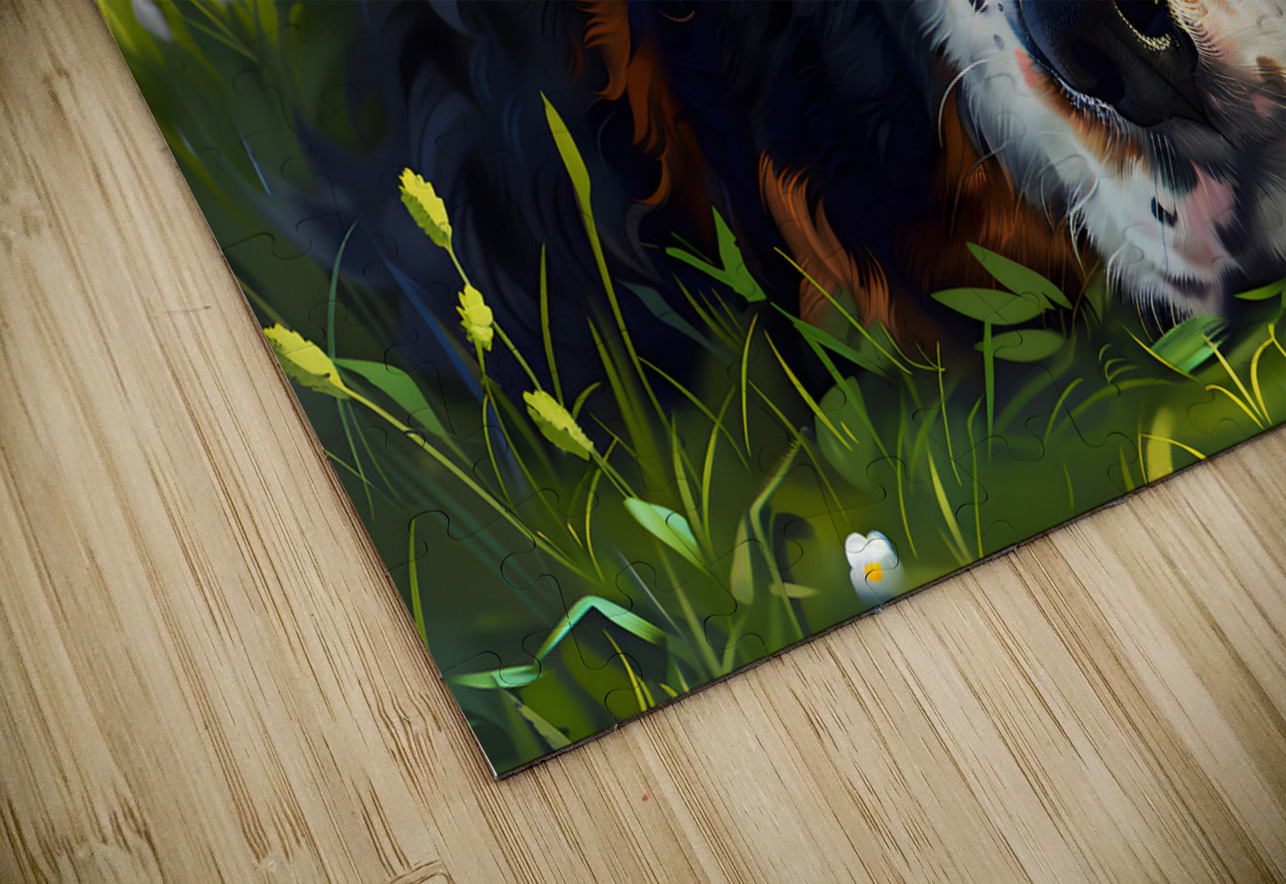 Puppy Paintings by Museblot 2 Andy Davis Puzzle