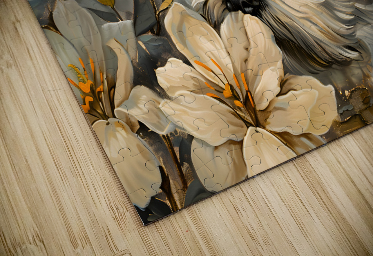 Puppy Paintings by Museblot 8 Andy Davis Puzzle