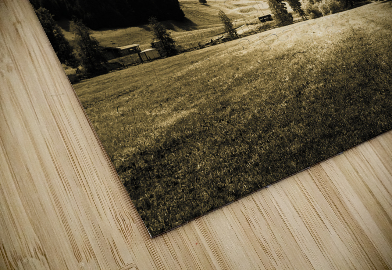 Val di Gardena  Dolomiti Silhouette Norma Brandsberg Photography Puzzle