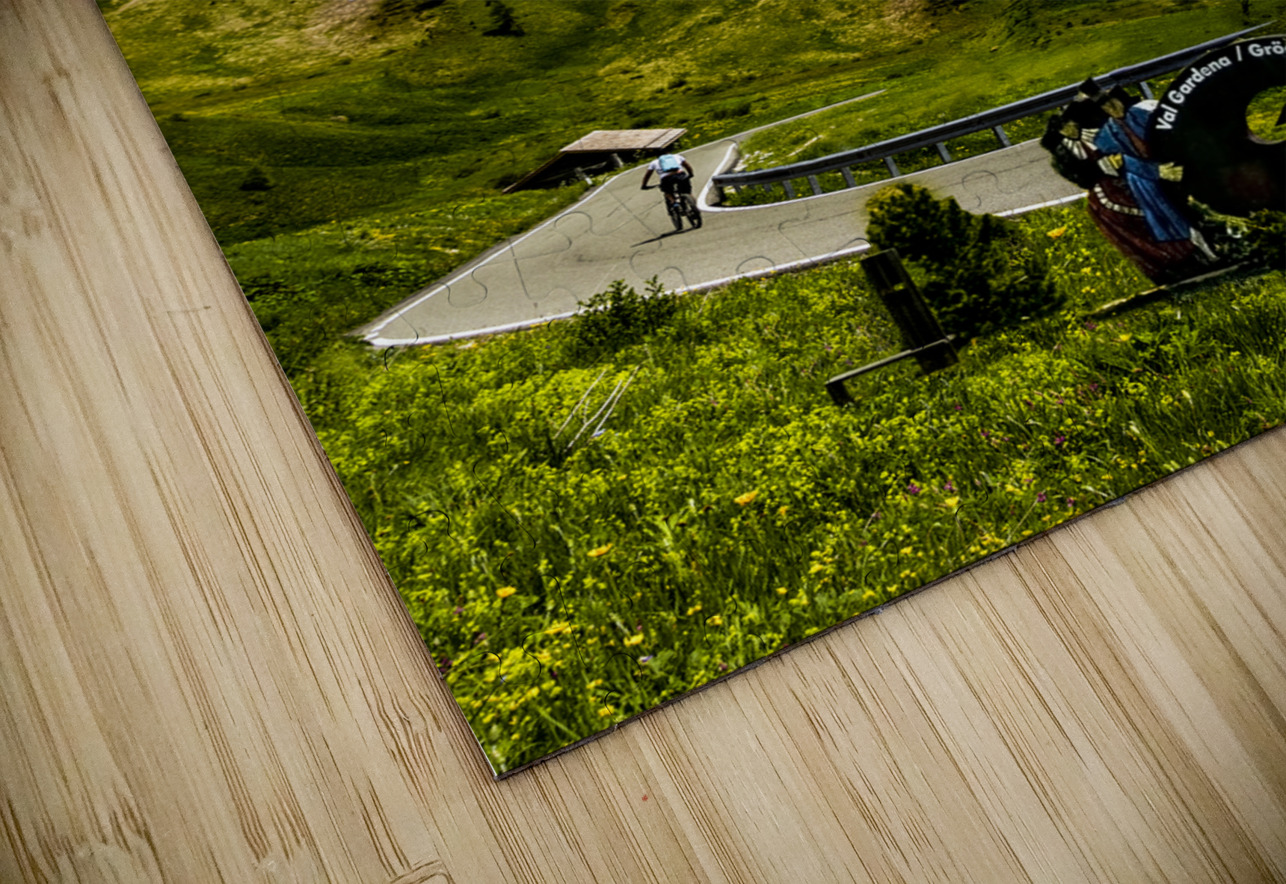 Val Gardena Mountain Sign Norma Brandsberg Photography Puzzle