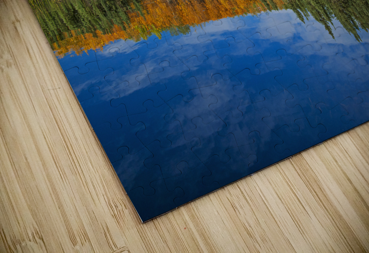 Autumn Colours Along Lake Dave Reede Photohgraphy Puzzle