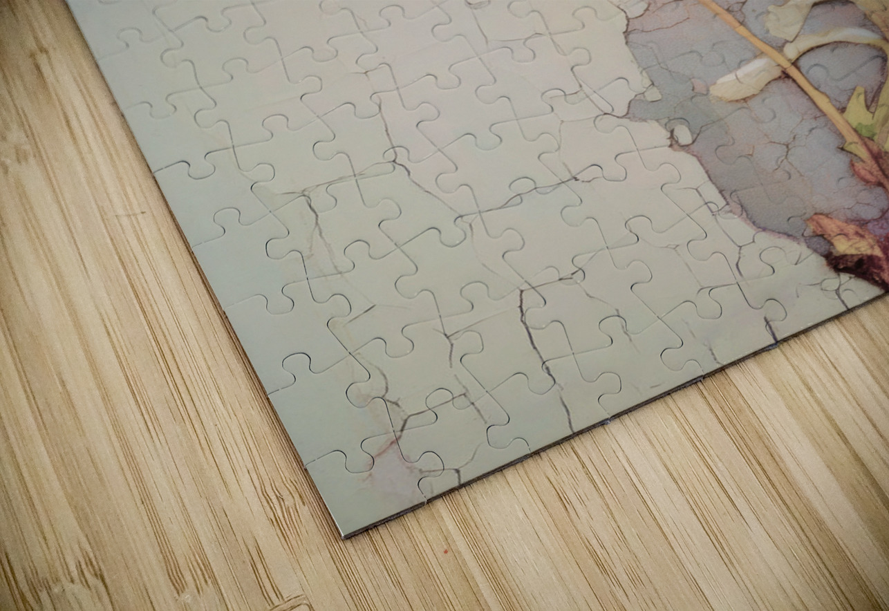 QFB 1064 – Delicate Wallflower Fresco Floral.jp Masterwork Reimagined Puzzle