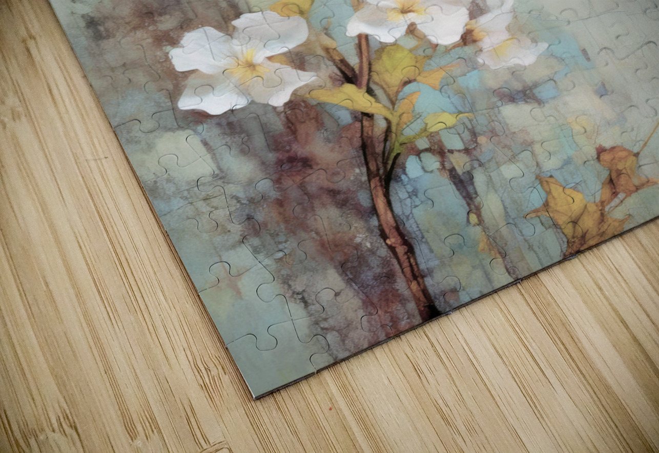 QFB 1055 – Delicate Wallflower Fresco Floral.jp Masterwork Reimagined Puzzle