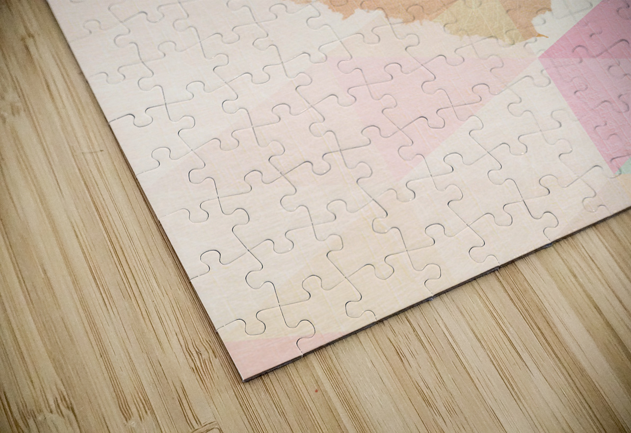 QLR 002 – triangle paper love  heart red Masterwork Reimagined Puzzle