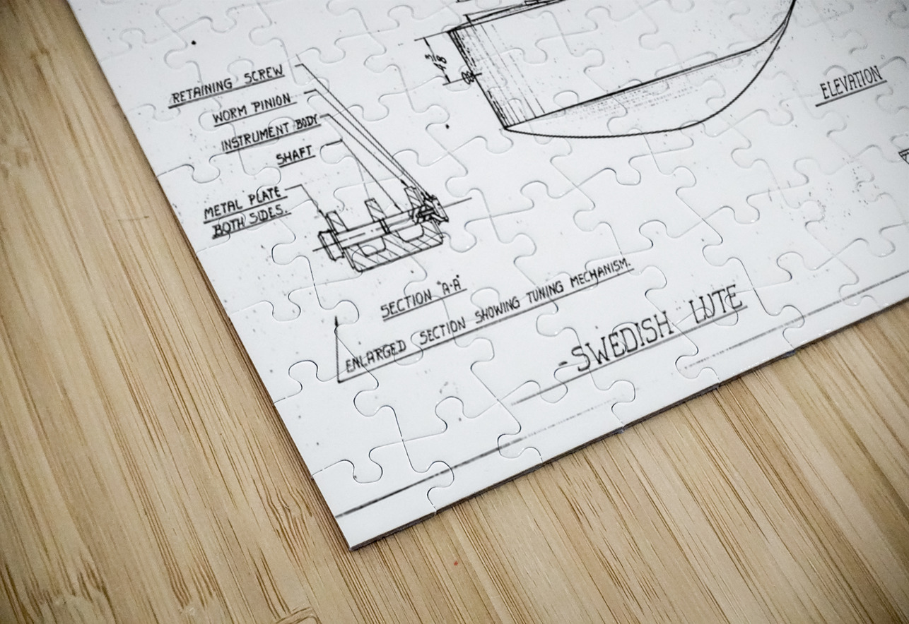 QVT 1053 – Vintage Patent Illustrations Swedish Masterwork Reimagined Puzzle