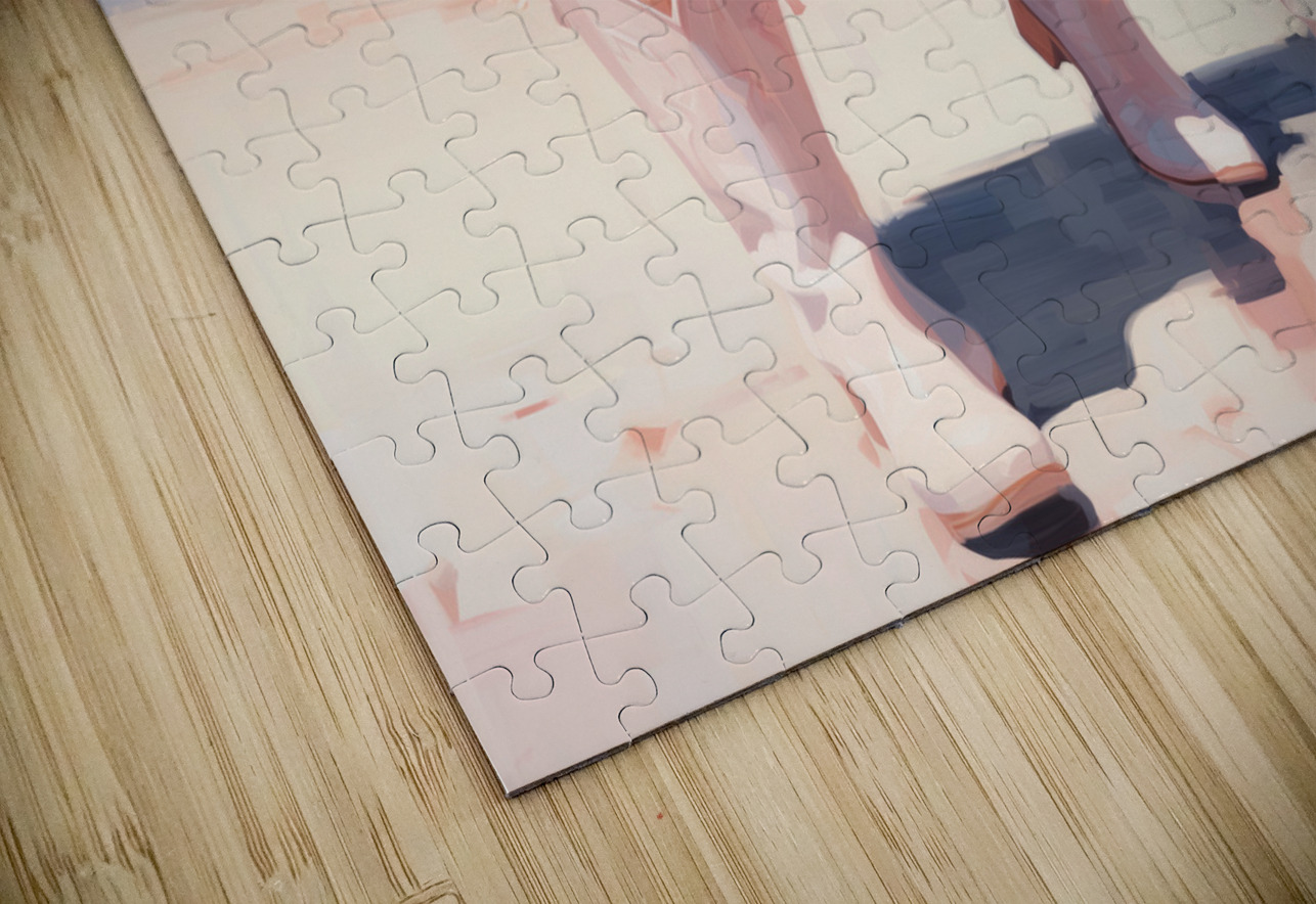 QWA 2075 – Coastal Cowgirls in Pink Masterwork Reimagined Puzzle