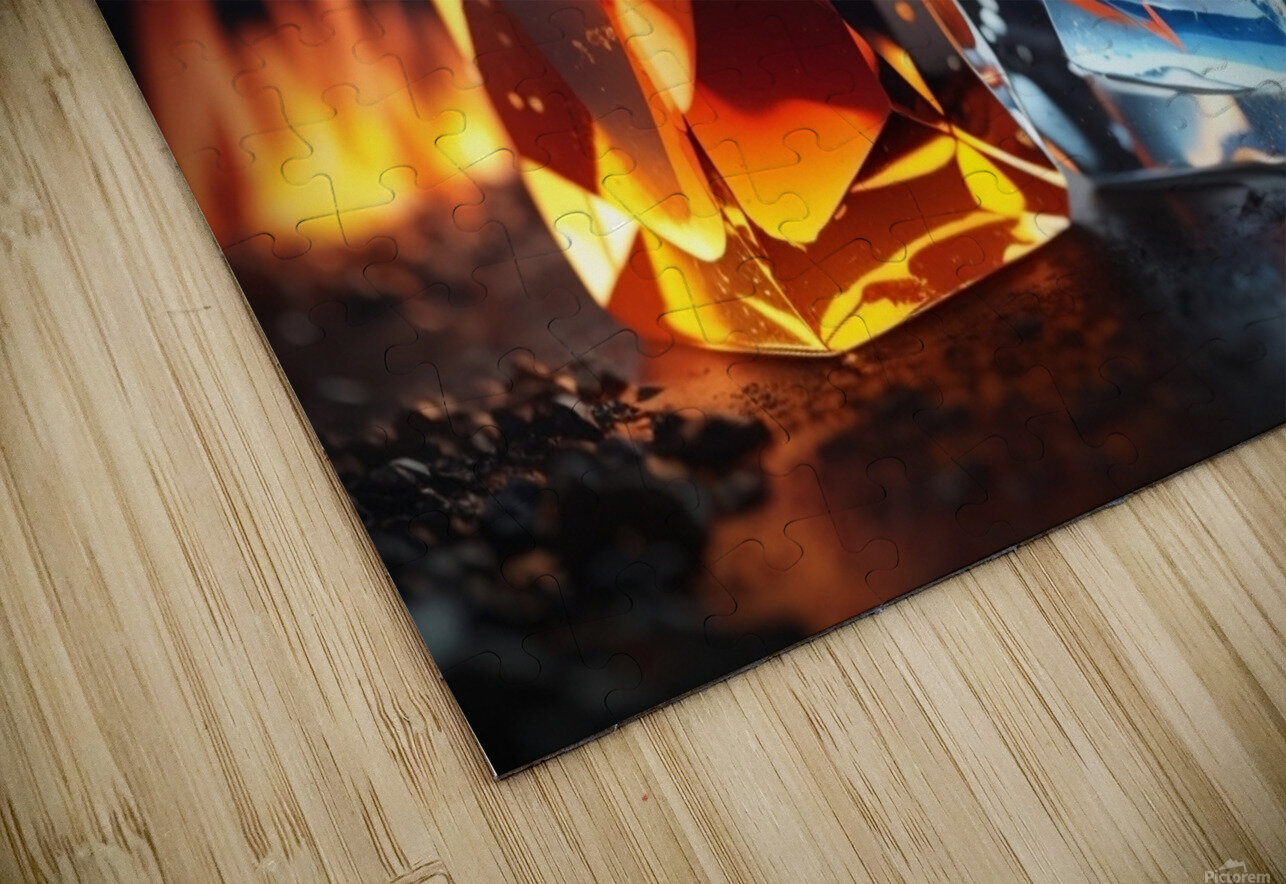 Default an ice cube next to a fire cube captured zouhair abounajda Puzzle