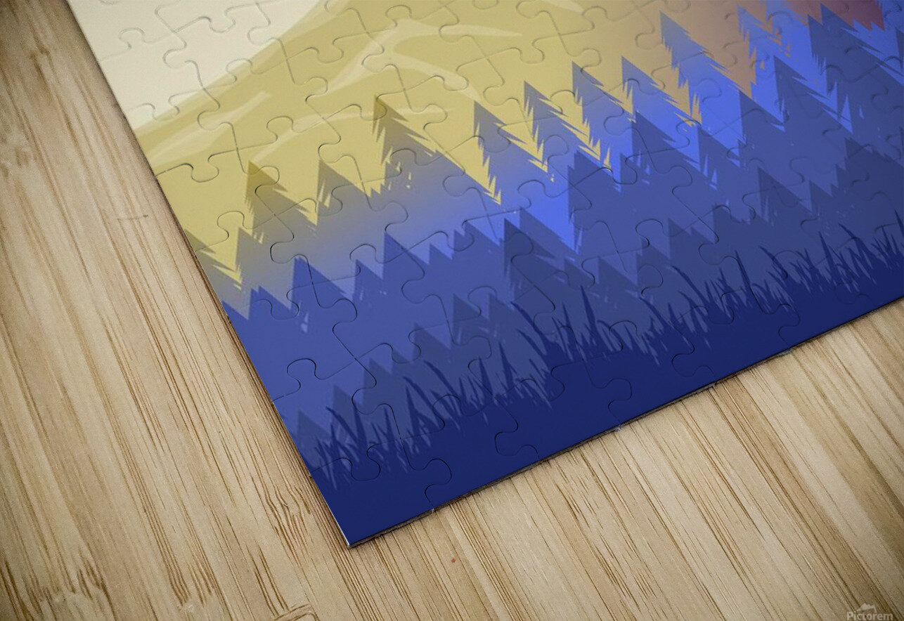 mountains forest landscape sky clouds sun sunligh Sastroredjo Puzzle