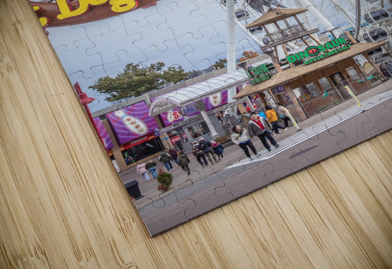 Giant Ferris Wheel Niagra Canada Ivy Rose Photography Puzzle
