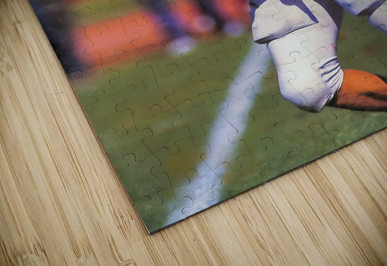 1986 Texas Longhorns Football Art  Row One Brand Puzzle