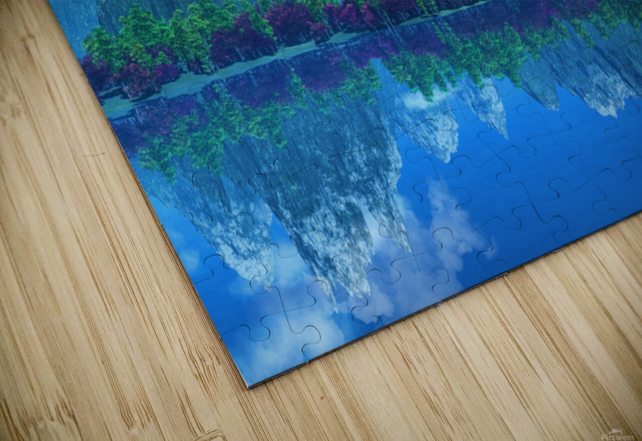 mountains with snow trees ab3xc Puzzle