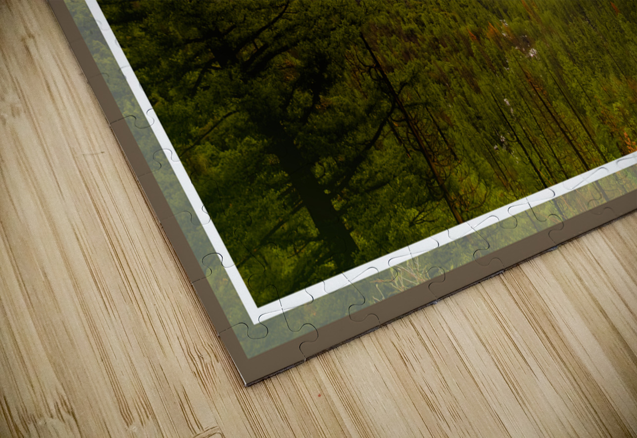 Bordered Yosemite Tunnel View Norma Brandsberg Photography Puzzle