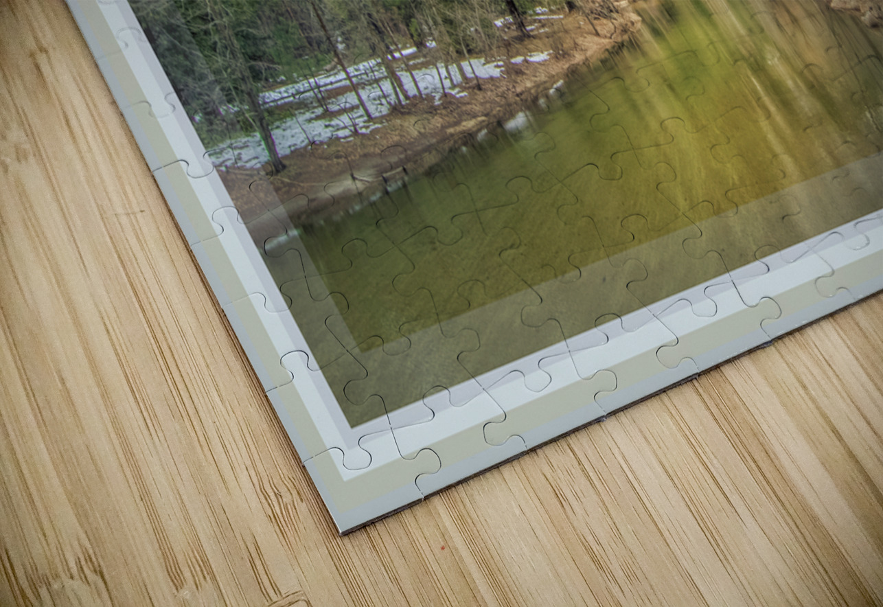 Bordered Yosemite Tunnel View Norma Brandsberg Photography Puzzle