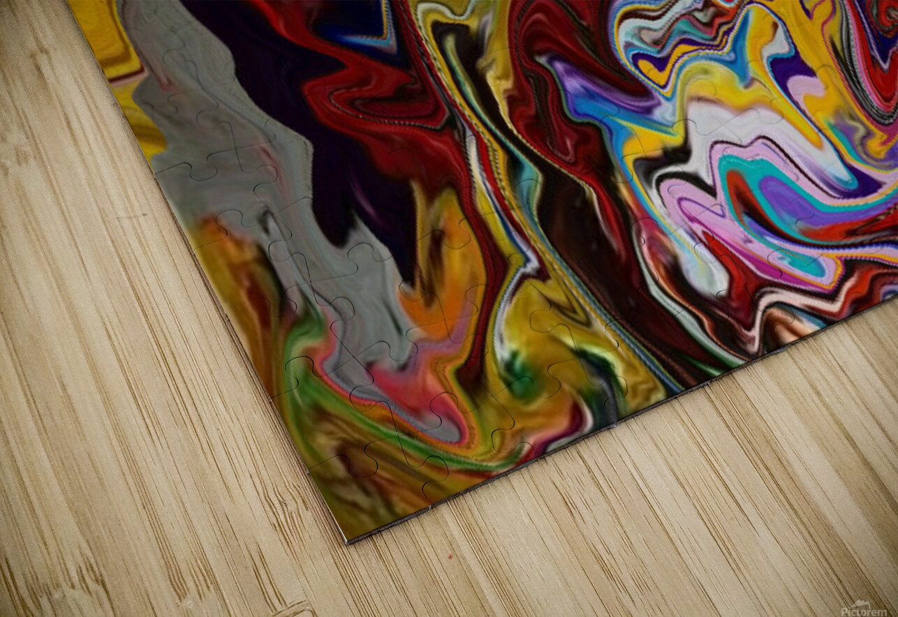 Abstract Painting 9 by Binod Dawadi Binod Dawadi Puzzle