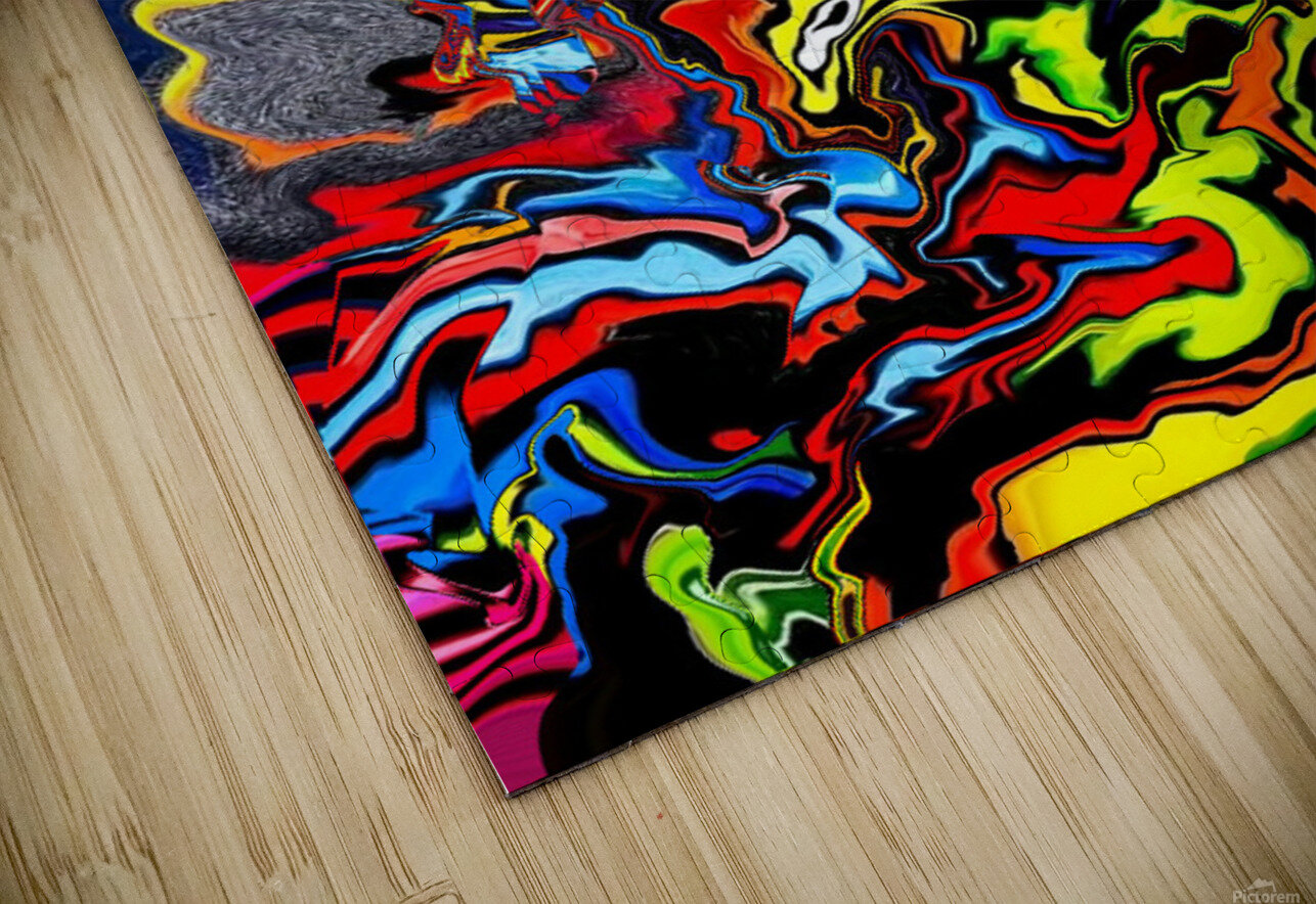 Abstract Painting 4 by Binod Dawadi Binod Dawadi Puzzle