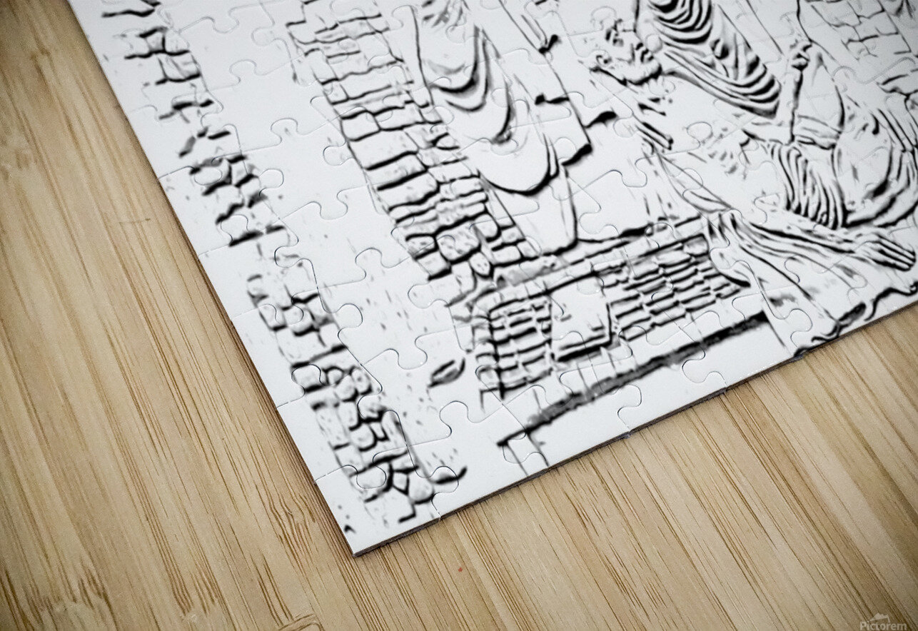 Buddha Serving To The Old Man by Binod Dawadi .jp Binod Dawadi Puzzle