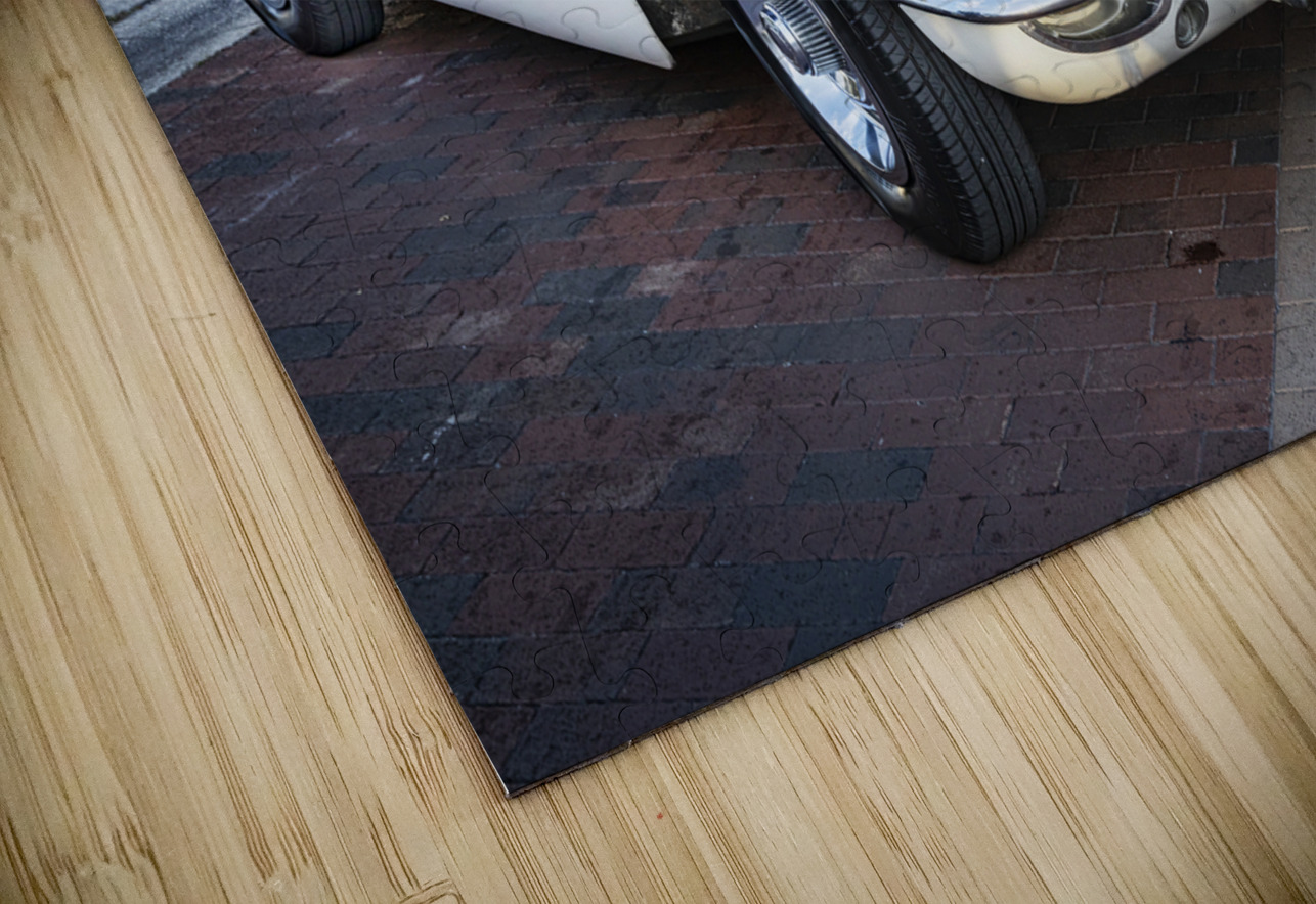 1958 White Corvette C1 X 12 Rich Franco Puzzle