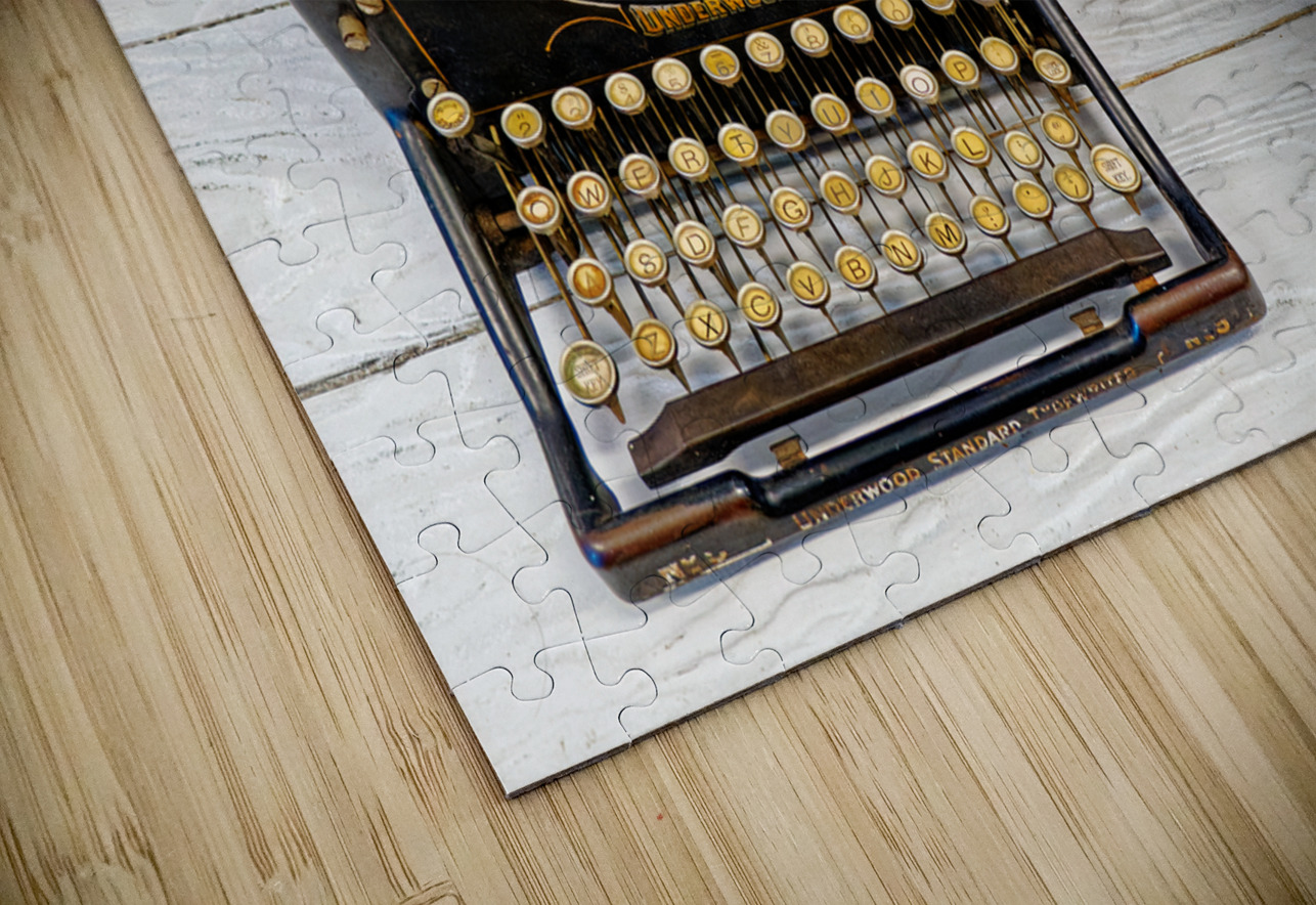 Old Underwood Typewriter Darryl Brooks Puzzle