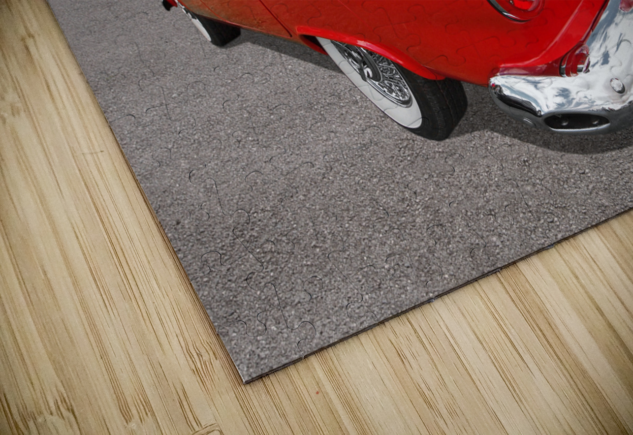 1956 Red Ford Thunderbird Continental Gill Billington Puzzle