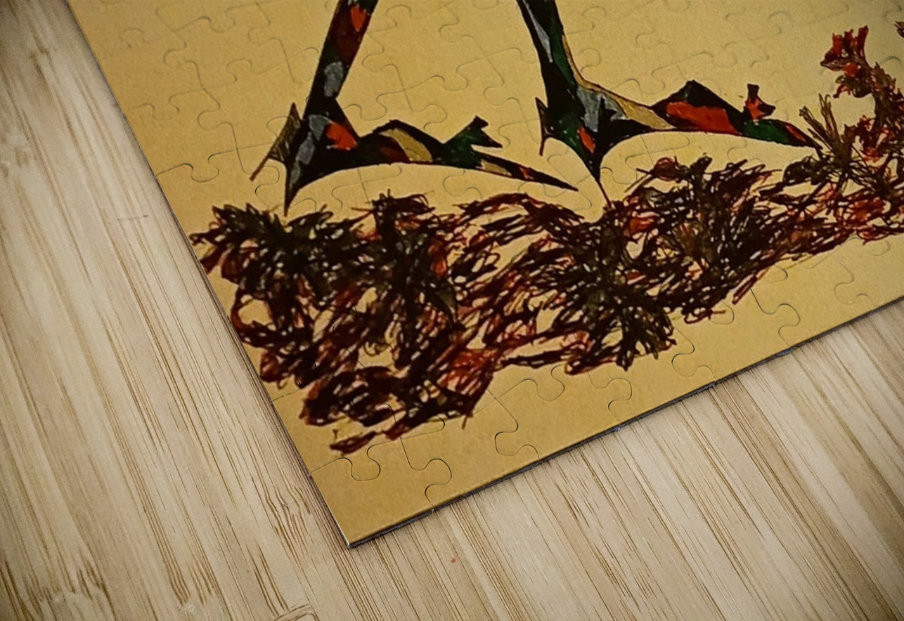 20221127 181637 creature reading sign Lawrence Silver Art Puzzle