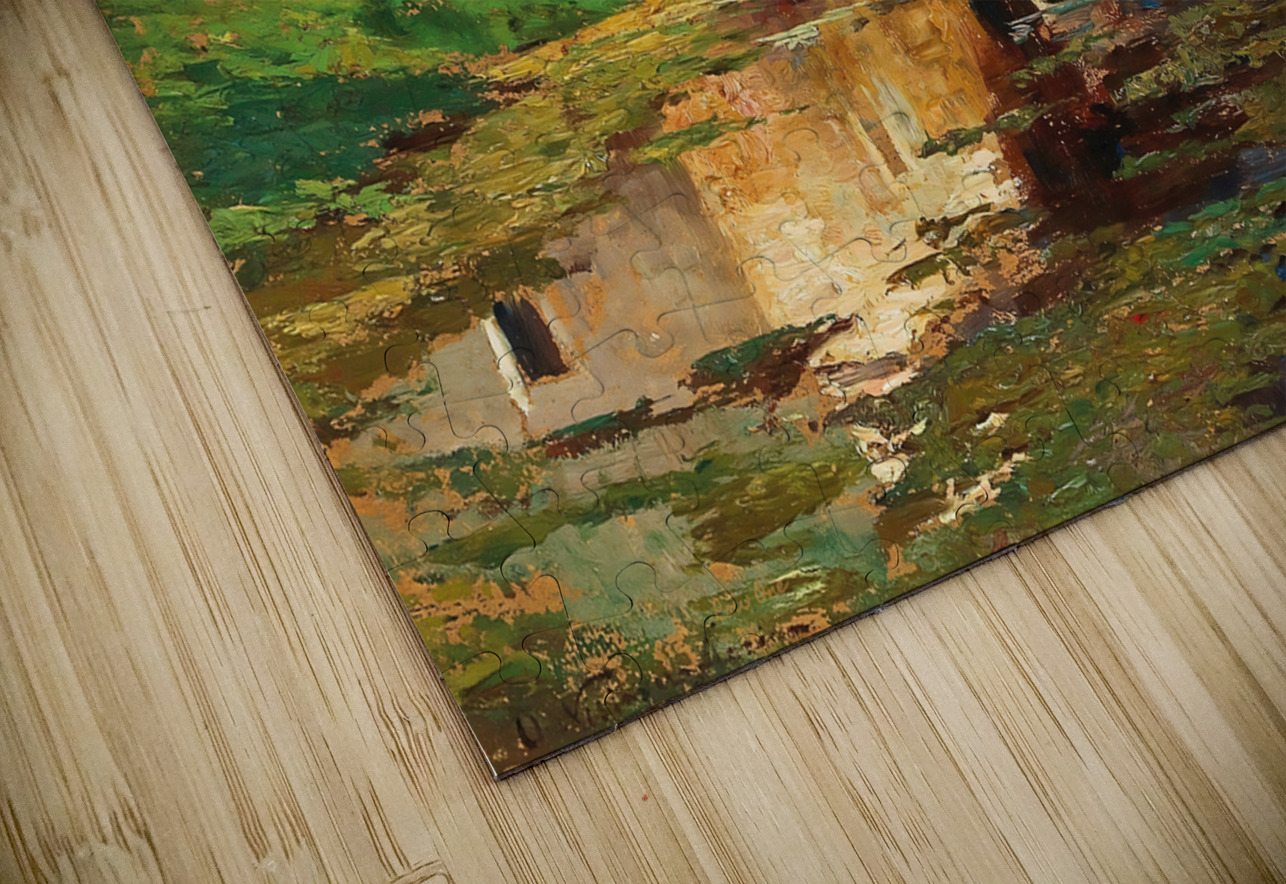 The pond behind the house Row One Brand Puzzle