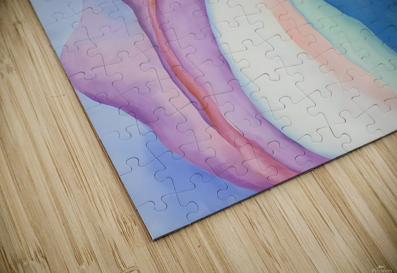 Georgia O Keeffe - Music Pink and Blue  No. 2 . 1918 William Store Puzzle