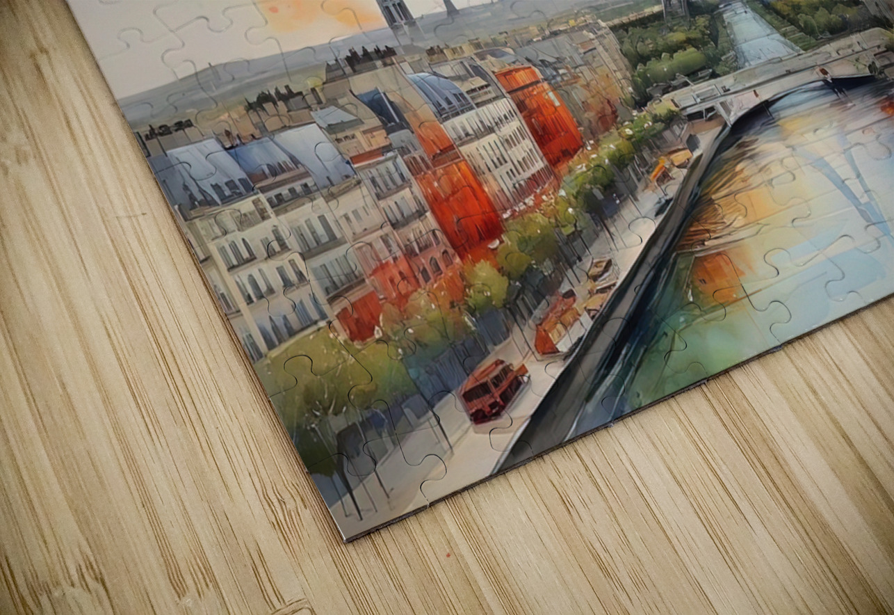 PARIS SKYLINE artvi Puzzle