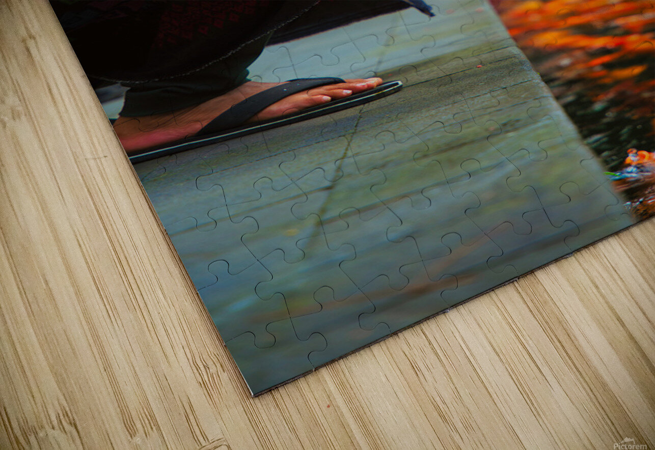 Bali Feeding Fish – Tirta Empul Temple Indonesia AM Productions Puzzle