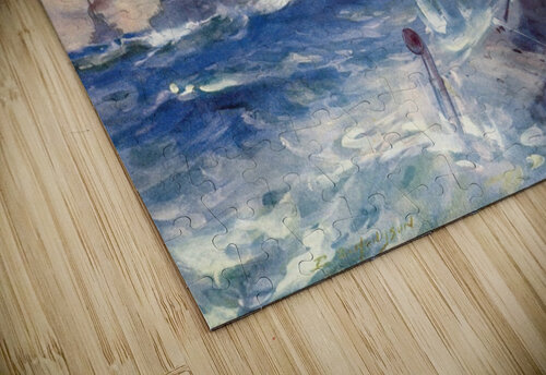 The Sinking Of The German Submarine Sm U 15 After Being Rammed By The British Light Cruiser H M S Birmingham 9 August 1914 During World War One From The History Of The Great War