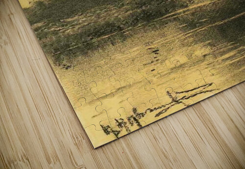 Beautiful sunset on a lake Konstantin Yakovlevich Kryzhitsky puzzle