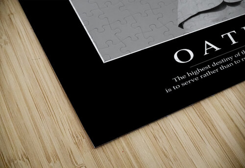 Oath: Inspirational Quote and Motivational Poster StocktrekImages puzzle