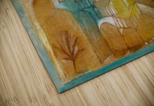 Facade Brown Green 1919 Paul Klee German 1879 Row One Brand puzzle