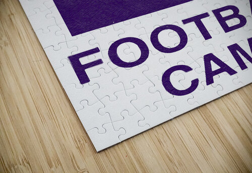 1970s ksu wildcat football camp art  Row One Brand puzzle