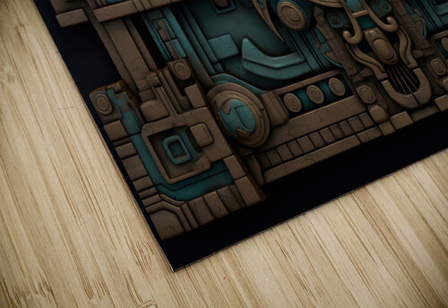 blackdigitalart an ancient styled wall decoration WAYNEFLINT puzzle