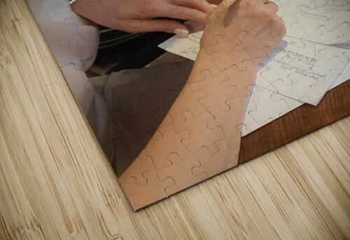 Portrait photo of my sister Steve Susman puzzle