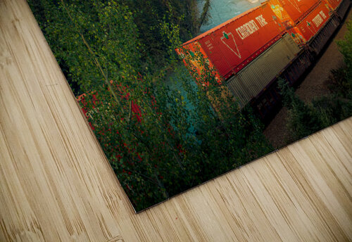 Morants Curve Train in Banff National Park Norma Brandsberg Photography puzzle