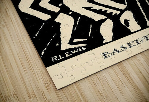 early 1900s basketball art lewis Row One Brand puzzle