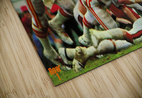 1970s clemson georgia football art  Row One Brand puzzle