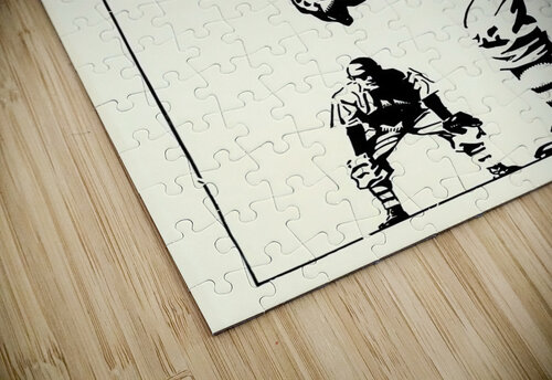 early 1900s baseball art pitcher Row One Brand puzzle