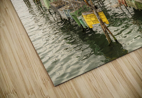 nets for fishing in the sea of chioggia  Gualtiero Boffi puzzle