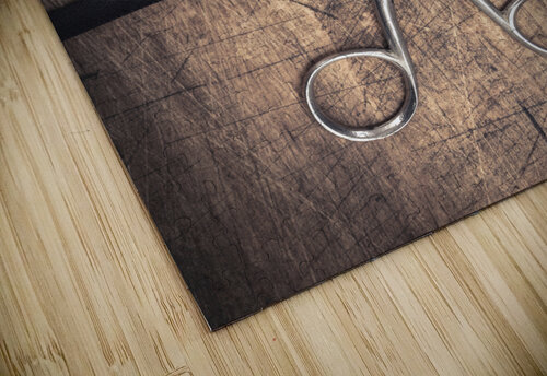 black ribbon cutting scissors Gualtiero Boffi puzzle