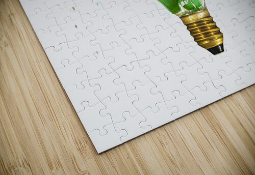 broken green bulb  Gualtiero Boffi puzzle