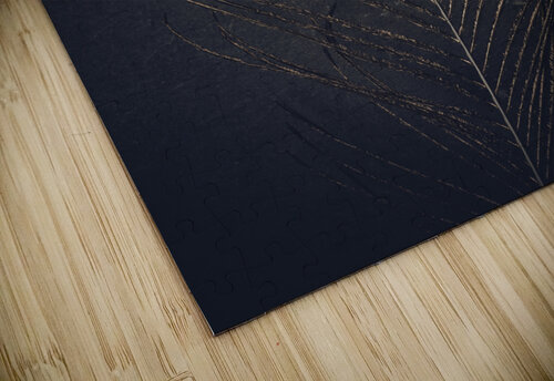 ostrich feather on dark stone  Gualtiero Boffi puzzle