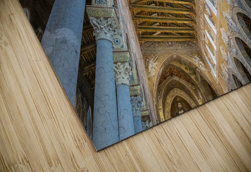 interior of the Cathedral of Monreale detail of the ceiling.  Gualtiero Boffi puzzle
