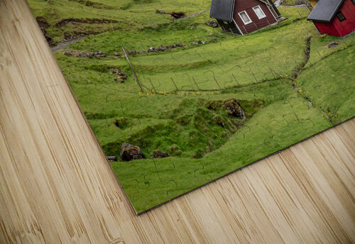 faroe island isolated buildings  Gualtiero Boffi puzzle